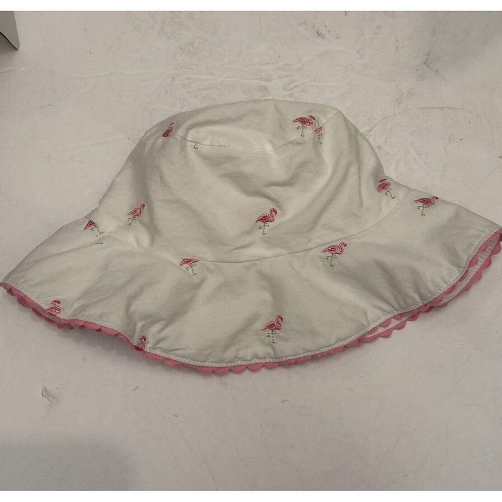 Baby Girl Clothes New Gymboree 2T-5T Pink Flamingo Island Fun Sun Hat